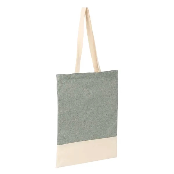 Split Recycled 5oz Cotton Twill Convention Tote - Split Recycled 5oz Cotton Twill Convention Tote - Image 13 of 21