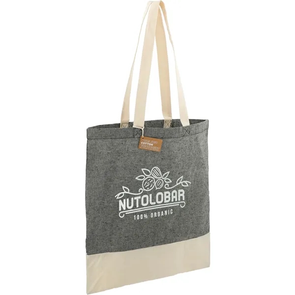 Split Recycled 5oz Cotton Twill Convention Tote - Split Recycled 5oz Cotton Twill Convention Tote - Image 5 of 21