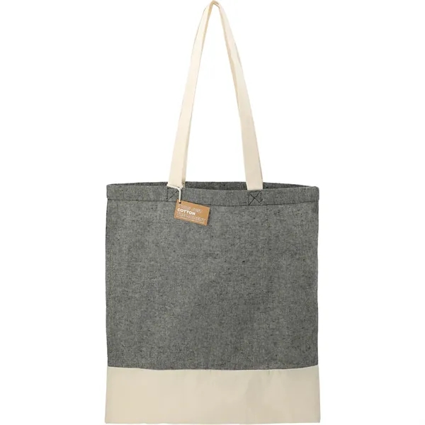 Split Recycled 5oz Cotton Twill Convention Tote - Split Recycled 5oz Cotton Twill Convention Tote - Image 2 of 21