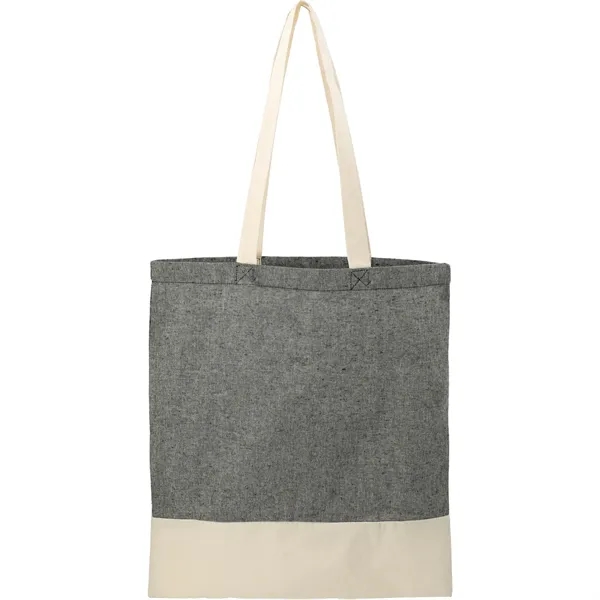 Split Recycled 5oz Cotton Twill Convention Tote - Split Recycled 5oz Cotton Twill Convention Tote - Image 3 of 21