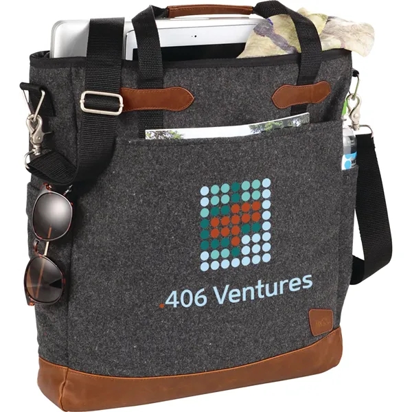 Field & Co.® Campster Wool 15" Computer Tote - Field & Co.® Campster Wool 15" Computer Tote - Image 4 of 8