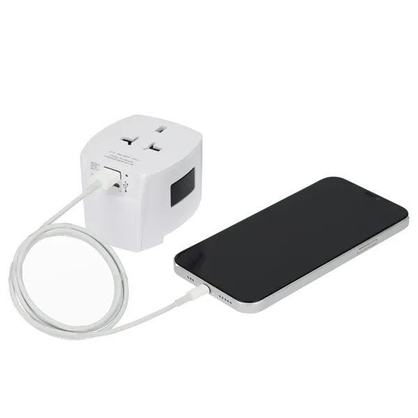 SKROSS World Travel Adapter MUV USB Type A & Type - SKROSS World Travel Adapter MUV USB Type A & Type - Image 1 of 13
