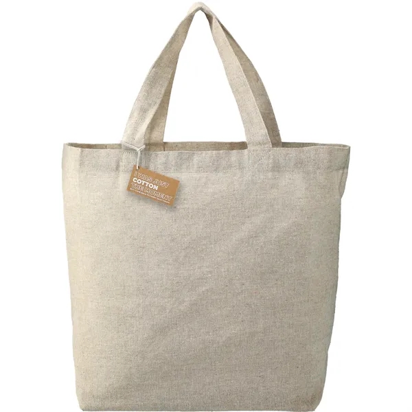 Recycled 5oz Cotton Twill Grocery Tote - Recycled 5oz Cotton Twill Grocery Tote - Image 3 of 18