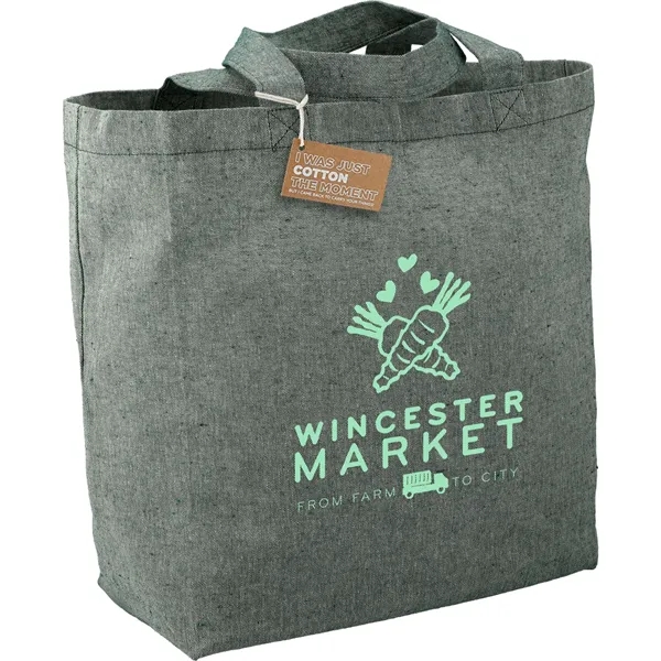 Recycled 5oz Cotton Twill Grocery Tote - Recycled 5oz Cotton Twill Grocery Tote - Image 7 of 18