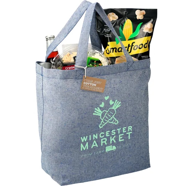 Recycled 5oz Cotton Twill Grocery Tote - Recycled 5oz Cotton Twill Grocery Tote - Image 15 of 18