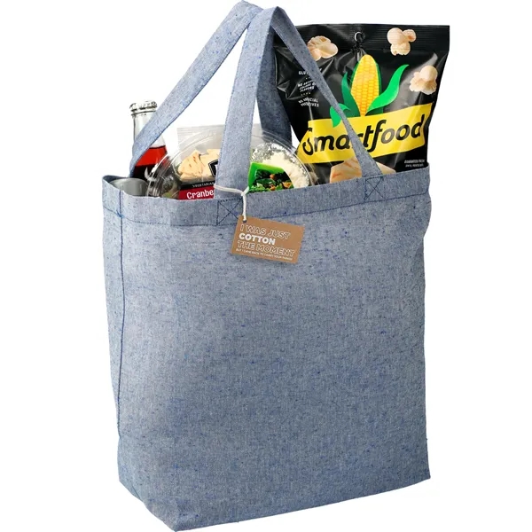 Recycled 5oz Cotton Twill Grocery Tote - Recycled 5oz Cotton Twill Grocery Tote - Image 18 of 18
