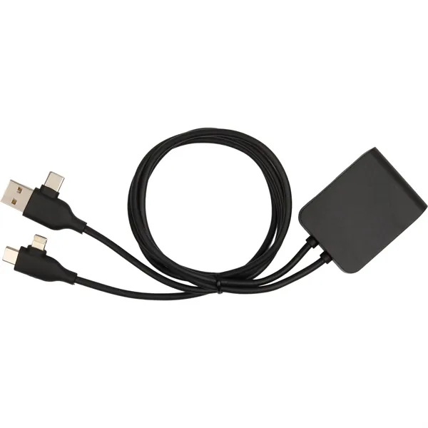 5-IN-1 Charging Cable with USB-A/C Hub