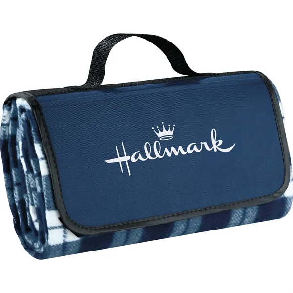 Padded Water-Resistant Fleece Picnic Blanket - Padded Water-Resistant Fleece Picnic Blanket - Image 7 of 9