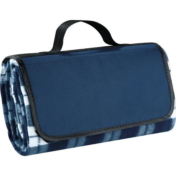 Padded Water-Resistant Fleece Picnic Blanket - Padded Water-Resistant Fleece Picnic Blanket - Image 8 of 9
