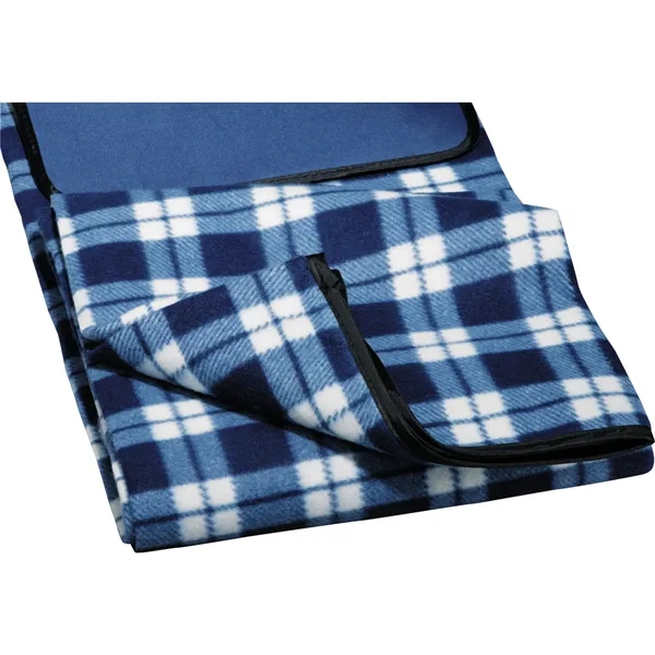 Padded Water-Resistant Fleece Picnic Blanket - Padded Water-Resistant Fleece Picnic Blanket - Image 9 of 9