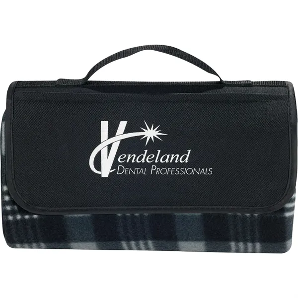 Padded Water-Resistant Fleece Picnic Blanket - Padded Water-Resistant Fleece Picnic Blanket - Image 0 of 9