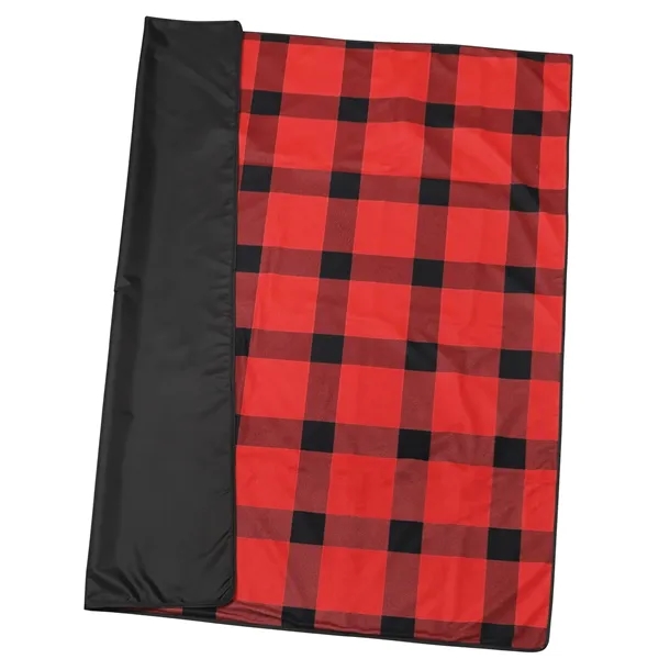 Buffalo Plaid Fleece Picnic Blanket - Buffalo Plaid Fleece Picnic Blanket - Image 2 of 2