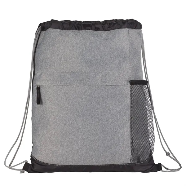 Heather Melange Drawstring Bag - Heather Melange Drawstring Bag - Image 1 of 2