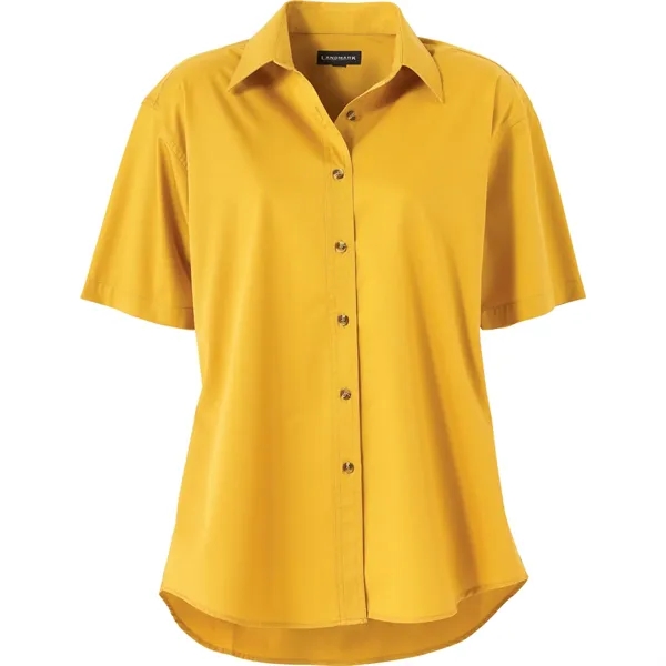 Women's SHORT SLEEVE DRESS SHIRT - Women's SHORT SLEEVE DRESS SHIRT - Image 7 of 24