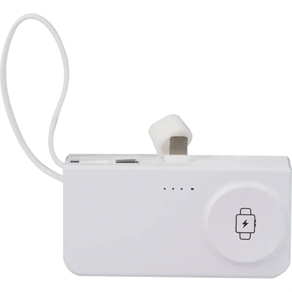 Hue Plus 5000 mAh Power Bank with Watch Charger - Hue Plus 5000 mAh Power Bank with Watch Charger - Image 2 of 11