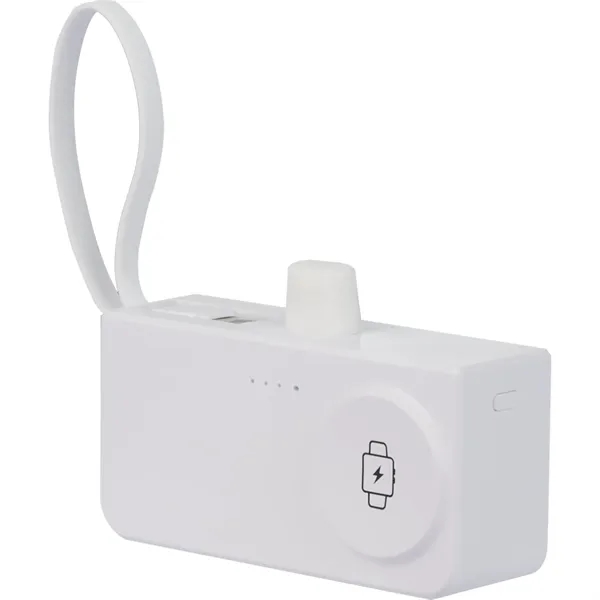Hue Plus 5000 mAh Power Bank with Watch Charger - Hue Plus 5000 mAh Power Bank with Watch Charger - Image 7 of 11