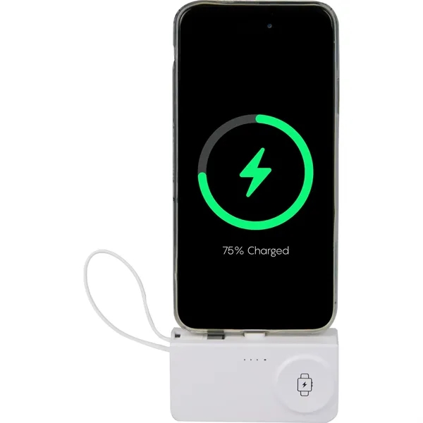 Hue Plus 5000 mAh Power Bank with Watch Charger - Hue Plus 5000 mAh Power Bank with Watch Charger - Image 3 of 11