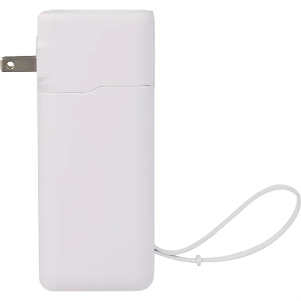 UL Listed 10,000 mAh 20W PD Power Bank with AC Plu - UL Listed 10,000 mAh 20W PD Power Bank with AC Plu - Image 1 of 8