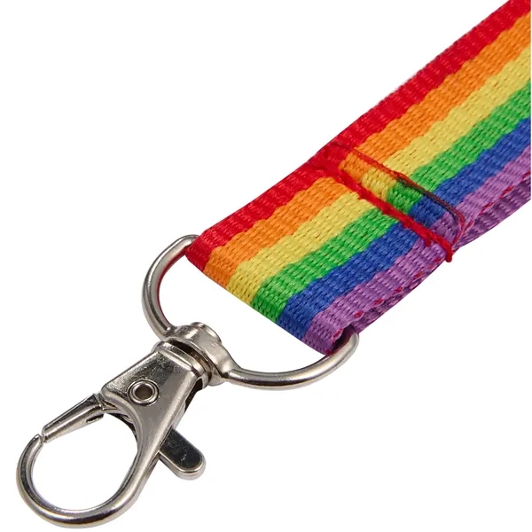 Recycled Rainbow Wrist Lanyard - Recycled Rainbow Wrist Lanyard - Image 4 of 4