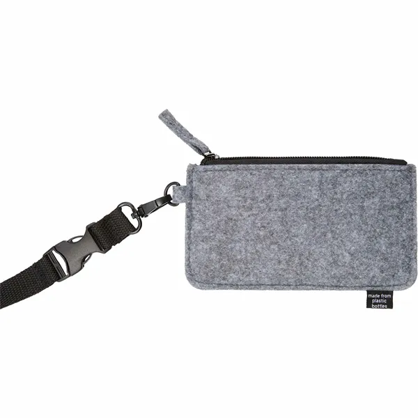 THE GOODS™ Recycled Felt Lanyard Wallet - THE GOODS™ Recycled Felt Lanyard Wallet - Image 2 of 9