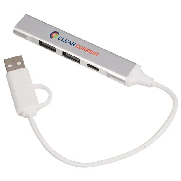 Aluminum 4-Port USB-A and C Hub - Aluminum 4-Port USB-A and C Hub - Image 2 of 6