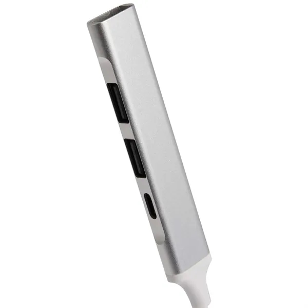 Aluminum 4-Port USB-A and C Hub - Aluminum 4-Port USB-A and C Hub - Image 3 of 6