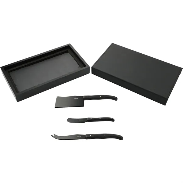 Modena Black Cheese & Serving Set - Modena Black Cheese & Serving Set - Image 3 of 7