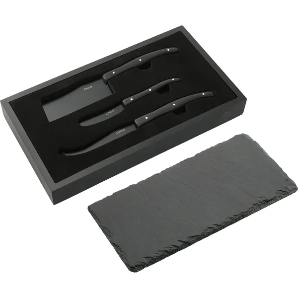 Modena Black Cheese & Serving Set - Modena Black Cheese & Serving Set - Image 7 of 7