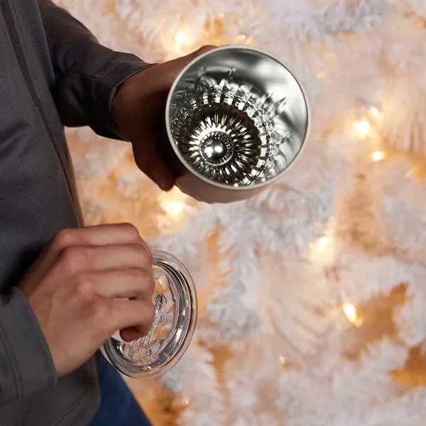 Elite Geometry Recycled Stainless Tumbler 16oz - Elite Geometry Recycled Stainless Tumbler 16oz - Image 3 of 5