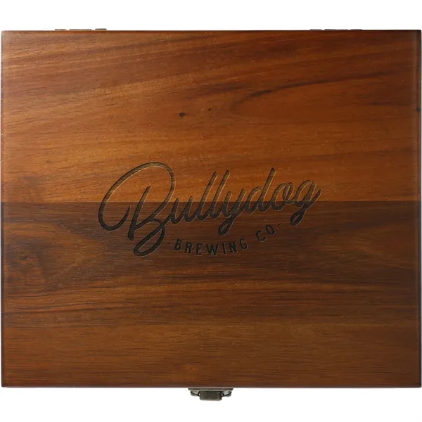 Graze Wood and Metal Wine Set - Graze Wood and Metal Wine Set - Image 2 of 9