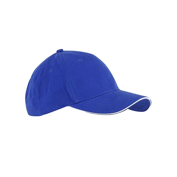 Big Accessories Brushed Twill Sandwich Cap - Big Accessories Brushed Twill Sandwich Cap - Image 8 of 10