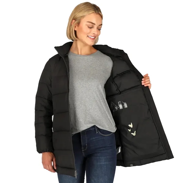 GENEVA Eco Long Packable Insulated Jacket-Womens - GENEVA Eco Long Packable Insulated Jacket-Womens - Image 2 of 16