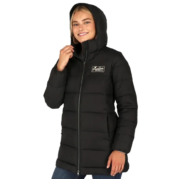 GENEVA Eco Long Packable Insulated Jacket-Womens - GENEVA Eco Long Packable Insulated Jacket-Womens - Image 5 of 16