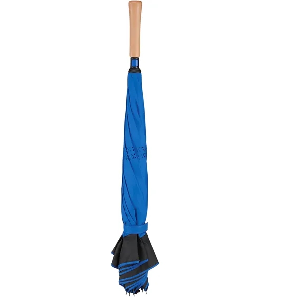 48" Recycled Manual Inversion Umbrella - 48" Recycled Manual Inversion Umbrella - Image 23 of 31