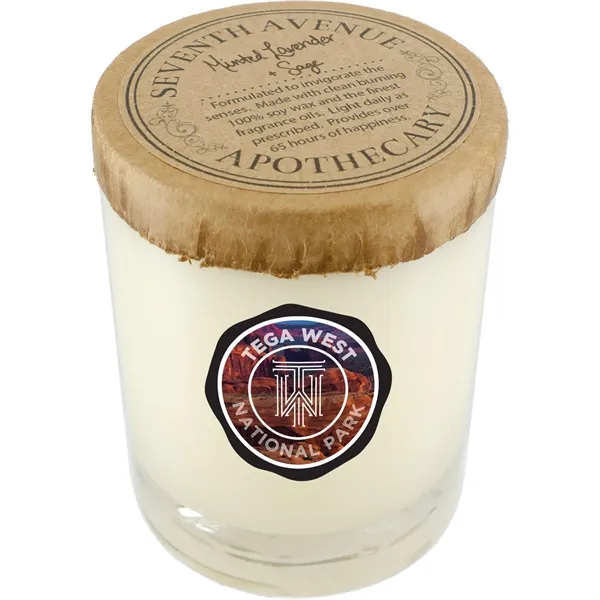 Minted Lavender and Sage 11 oz Glass Jar Candle - Minted Lavender and Sage 11 oz Glass Jar Candle - Image 4 of 5
