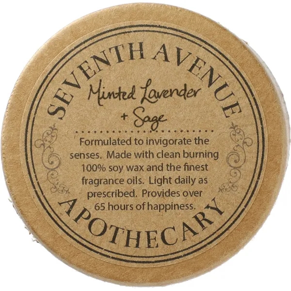 Minted Lavender and Sage 11 oz Glass Jar Candle - Minted Lavender and Sage 11 oz Glass Jar Candle - Image 2 of 5