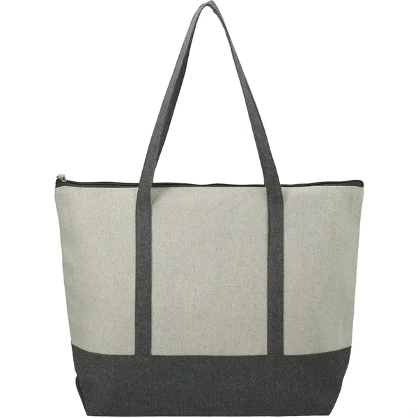 Repose 10oz Recycled Cotton Zippered Tote - Repose 10oz Recycled Cotton Zippered Tote - Image 8 of 14