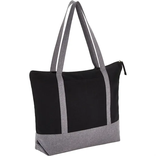 Repose 10oz Recycled Cotton Zippered Tote - Repose 10oz Recycled Cotton Zippered Tote - Image 5 of 14