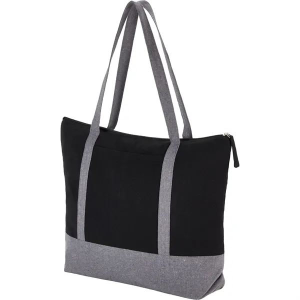 Repose 10oz Recycled Cotton Zippered Tote - Repose 10oz Recycled Cotton Zippered Tote - Image 4 of 14