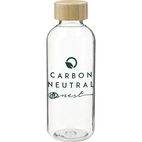 Sona 22oz RPET Bottle w/ FSC® 100% Bamboo lid - Sona 22oz RPET Bottle w/ FSC® 100% Bamboo lid - Image 1 of 8
