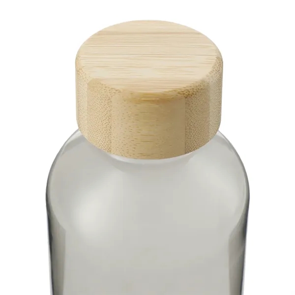 Sona 22oz RPET Bottle w/ FSC® 100% Bamboo lid - Sona 22oz RPET Bottle w/ FSC® 100% Bamboo lid - Image 7 of 8