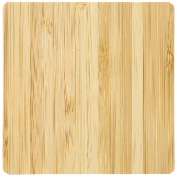 FSC® 100% Bamboo Wireless Charge Pad w/Dual Output - FSC® 100% Bamboo Wireless Charge Pad w/Dual Output - Image 2 of 11