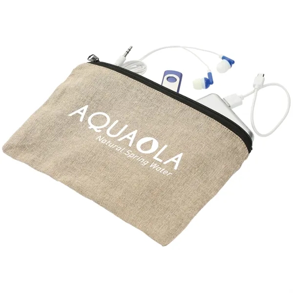 Recycled 5oz Cotton Twill Pouch - Recycled 5oz Cotton Twill Pouch - Image 2 of 9