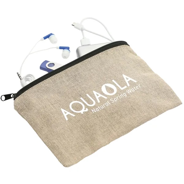 Recycled 5oz Cotton Twill Pouch - Recycled 5oz Cotton Twill Pouch - Image 7 of 9