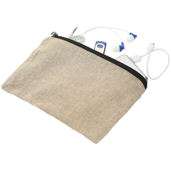 Recycled 5oz Cotton Twill Pouch - Recycled 5oz Cotton Twill Pouch - Image 5 of 9