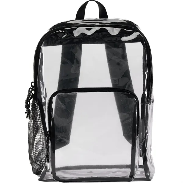 Lucent Deluxe Clear PVC Backpack - Lucent Deluxe Clear PVC Backpack - Image 1 of 4