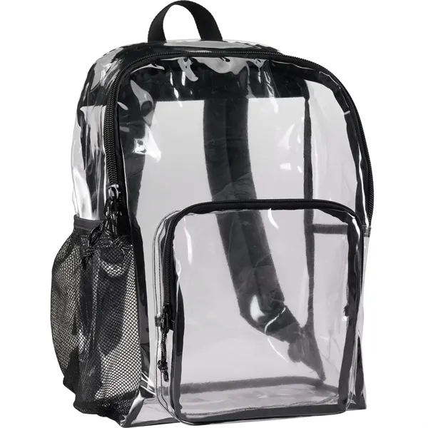 Lucent Deluxe Clear PVC Backpack - Lucent Deluxe Clear PVC Backpack - Image 4 of 4