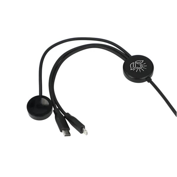 5-in-1 Long Charging Cables with iWatch Charger - 5-in-1 Long Charging Cables with iWatch Charger - Image 1 of 6