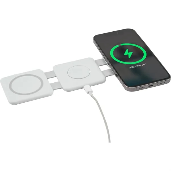 3-in-1 Power Fold 15W MagClick™ Wireless Chargers - 3-in-1 Power Fold 15W MagClick™ Wireless Chargers - Image 4 of 5