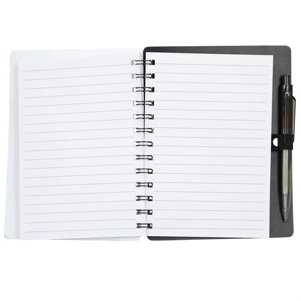 5" x 7" Recycled Pace Spiral Notebook w Pen - 5" x 7" Recycled Pace Spiral Notebook w Pen - Image 1 of 11